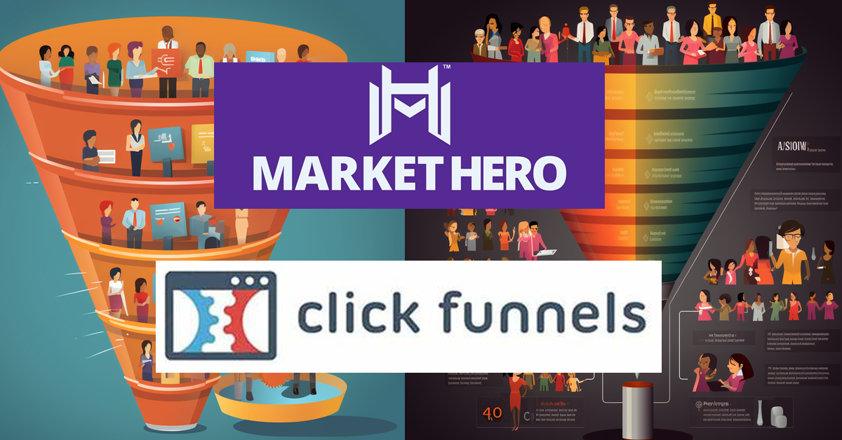 market hero vs clickfunnels