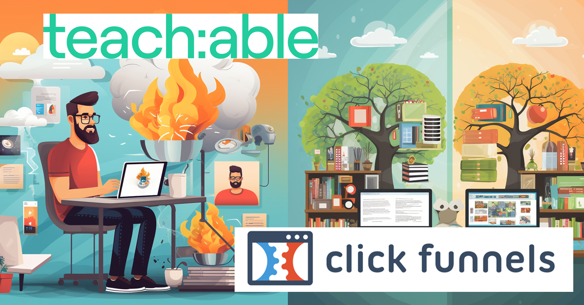 teachable vs clickfunnels
